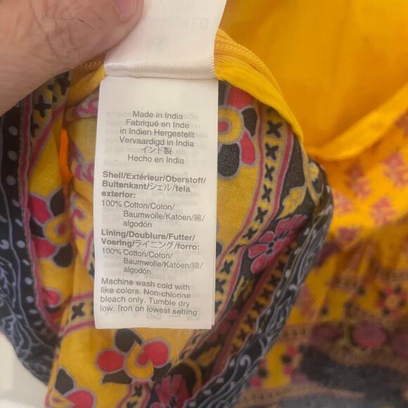 NWT J Crew Halter peplum top in sunny block print size Large - Picture 11 of 15